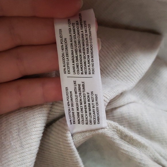 US Polo Assn small pony mans quarter zip pullover sweater, gray beige, size XL - Picture 7 of 8